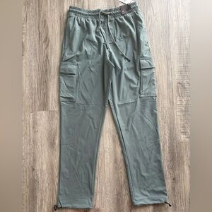 Express moisture wicking active cargo pants size small NWT